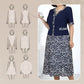 ✨【S-4XL】💐Model floral Rochii din două piese pentru femei-5