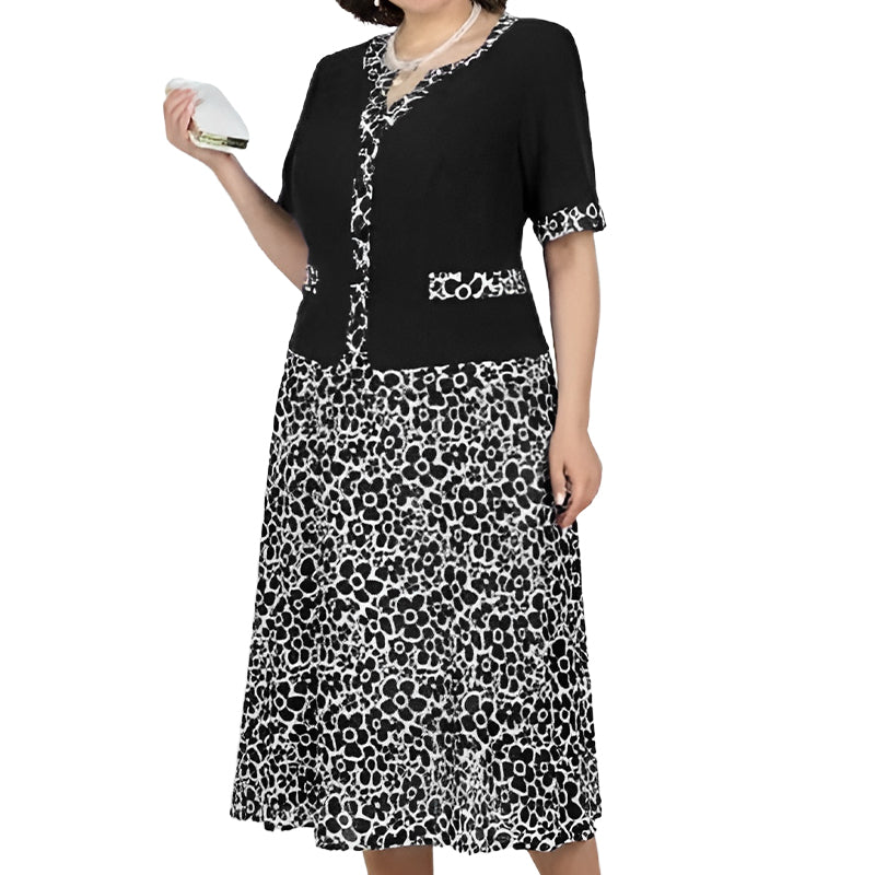✨【S-4XL】💐Model floral Rochii din două piese pentru femei-9