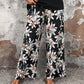 🏆HOT SALE 45% OFF🔥Women's Casual Floral Print Wide Leg Trousers and Short Sleeve Top Set