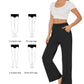 ☀️Summer offer! 😍Women's high-waisted stretch yoga pants in a solid color-4