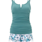 👙Set de tankini din două piese pentru modelarea abdomenului