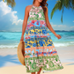 🎉👗Noutăți 2026👉Rochii feminine, ample, cu imprimeu îndrăzneț💖-2