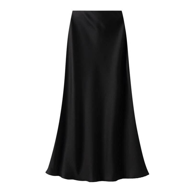Fustă clasică elegantă cu talie înaltă pentru femei-10