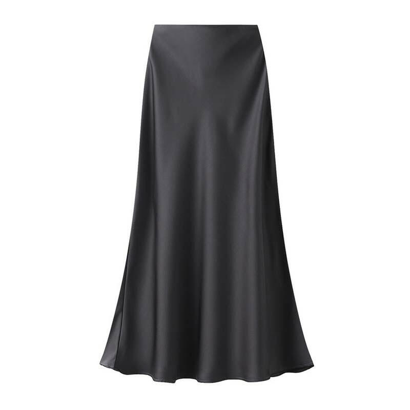 Fustă clasică elegantă cu talie înaltă pentru femei-9