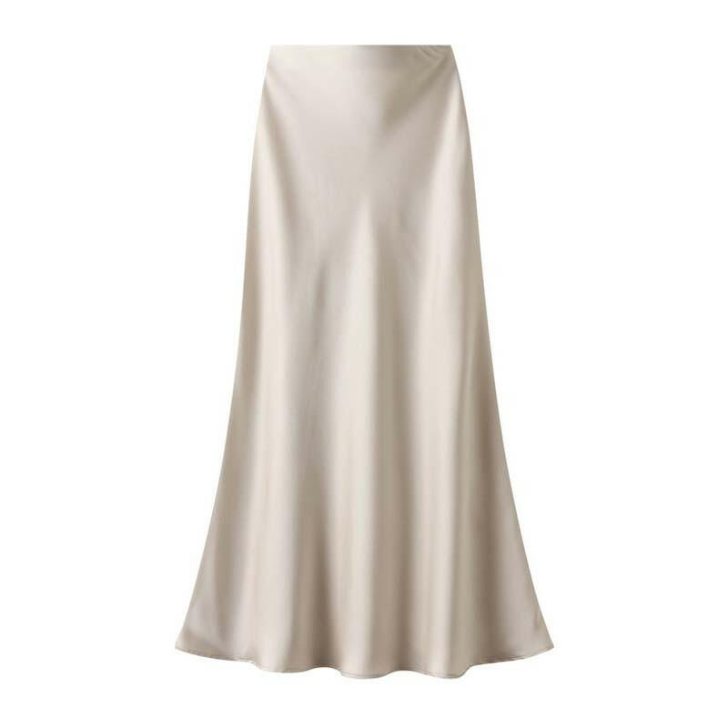 Fustă clasică elegantă cu talie înaltă pentru femei-11