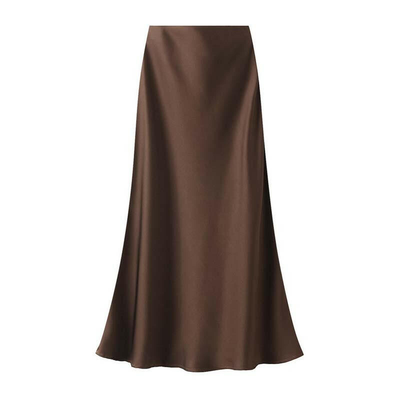 Fustă clasică elegantă cu talie înaltă pentru femei-12