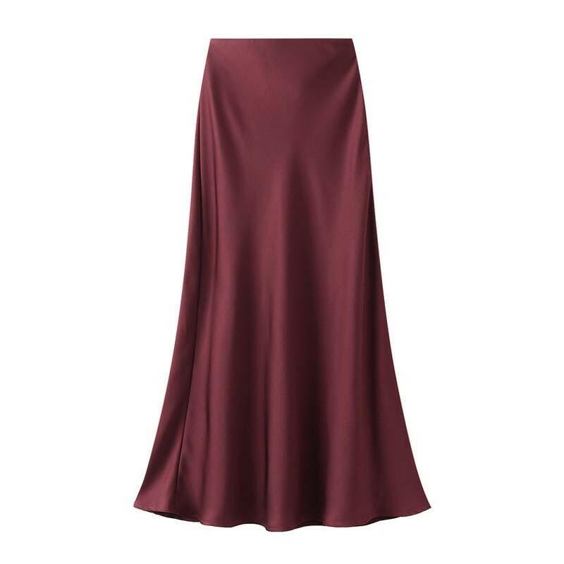 Fustă clasică elegantă cu talie înaltă pentru femei-13