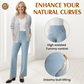 💖PROMOTIE DE ZIUA DE AZI - 50% REDUCERE 💖 Pantaloni largi casual pentru yoga, cu talie înaltă, pentru femei-18