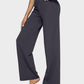 💖PROMOTIE DE ZIUA DE AZI - 50% REDUCERE 💖 Pantaloni largi casual pentru yoga, cu talie înaltă, pentru femei-34
