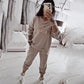 💖 Set de bluză cu mâneci lungi și pantaloni pentru femei-3