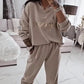 💖 Set de bluză cu mâneci lungi și pantaloni pentru femei-4