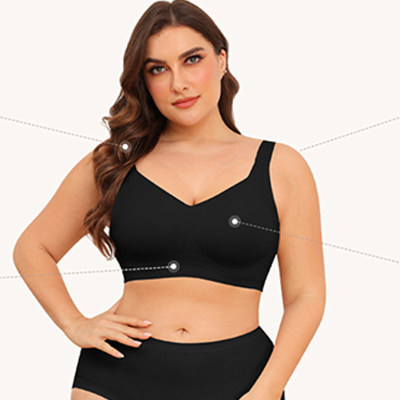 🔥REDUCERI DE ANUL NOU⚡50.000+ VÂNDUTE!💝🏆Sutien super ferm | Sutiene fără sârmă pentru femei 👍Gata cu sânii lăsați-14