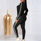 👚 60% REDUCERE ACUM! 🏃‍♀️ Set de trening pentru femei, 2 piese, cu mâneci lungi – țesătură moale, croială lejeră, perfect pentru antrenament sau relaxare ✨-5
