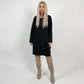 Rochie elegantă cu mâneci lungi și paiete pentru femei-4