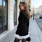 🥂 Rochie blazer cu mâneci lungi pentru femei 💖-7
