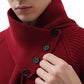 Pulover casual unisex cu nervuri și eșarfă detașabilă-8