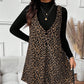 Set rochie și top cu imprimeu leopard, cu aspect stratificat-11