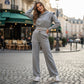 Set tricou cu glugă și pantaloni de trening-6