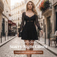 💃 Rochie de petrecere Starry Night Sparkle cu corset din dantelă