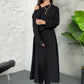 Ținute din tricot din două piese pentru femei Rochie midi fără mâneci și top scurt-6