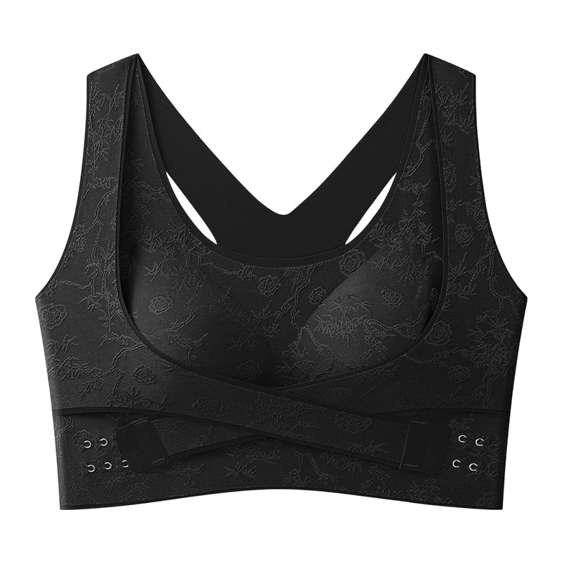 Sutien confortabil cu sutien în cruce și sculptant-9