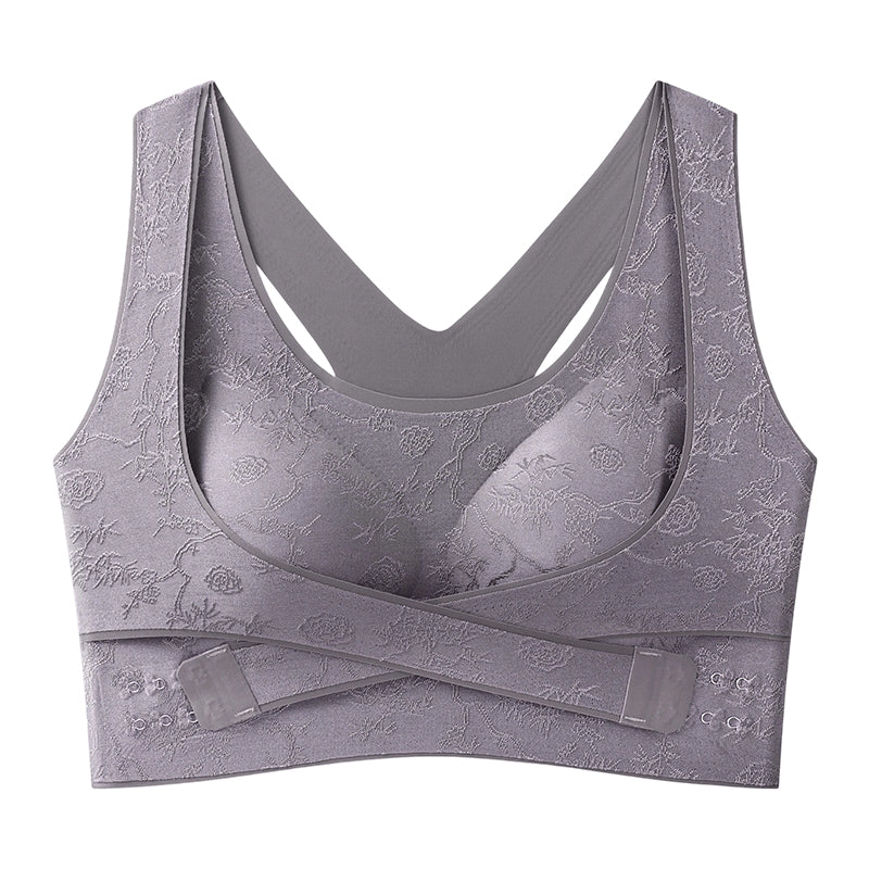Sutien confortabil cu sutien în cruce și sculptant-11