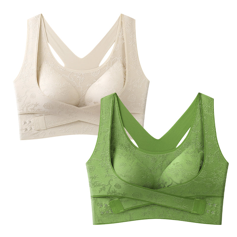 Sutien confortabil cu sutien în cruce și sculptant-20
