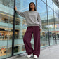 🎁Noutăți 2026 50% REDUCERE💥Pantaloni casual pentru femei, cu talie înaltă și croi lejer💕-2