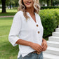 🔥Limited-time offer-Women's V-Neck Button Down Eyelet Blouse-7