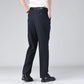 Pantaloni de costum business cu talie înaltă pentru bărbați-1