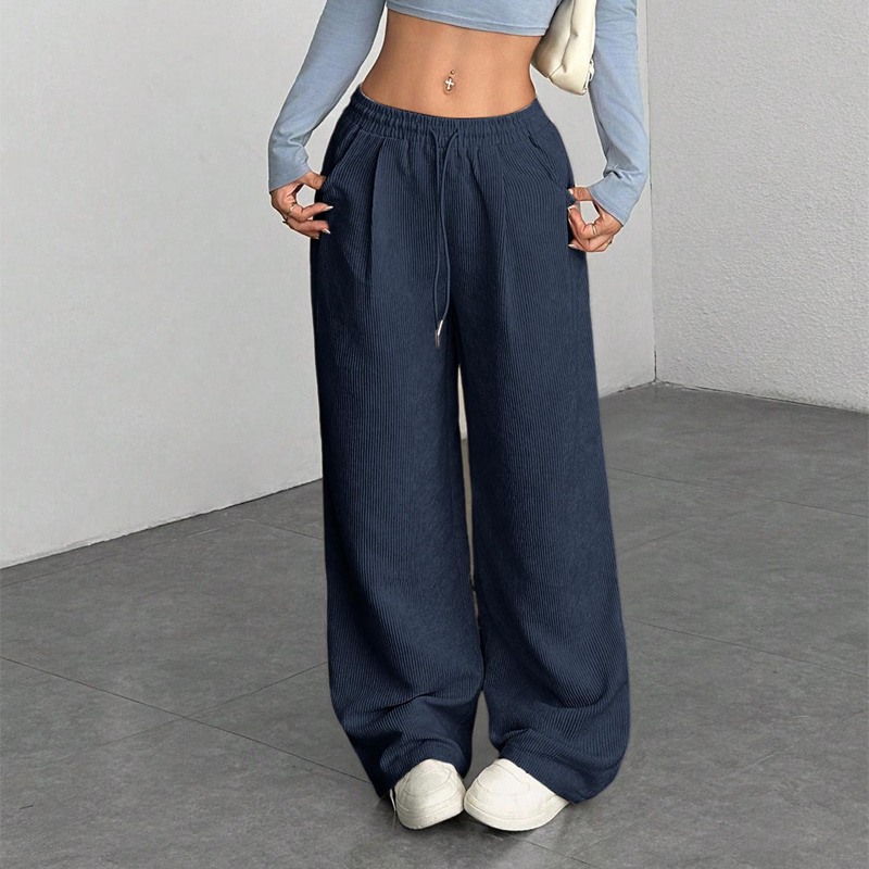 ⏳Reducere de 50% pentru o perioadă limitată⏰Pantaloni casual din catifea cu croi lejer pentru femei👖-8