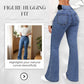 📢📢50% REDUCERE!!⏰Blugi din denim elastic cu talie înaltă pentru femei-2