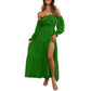 🆕2026⏰🎁Rochie de damă cu talie înaltă fără umăr👗-18
