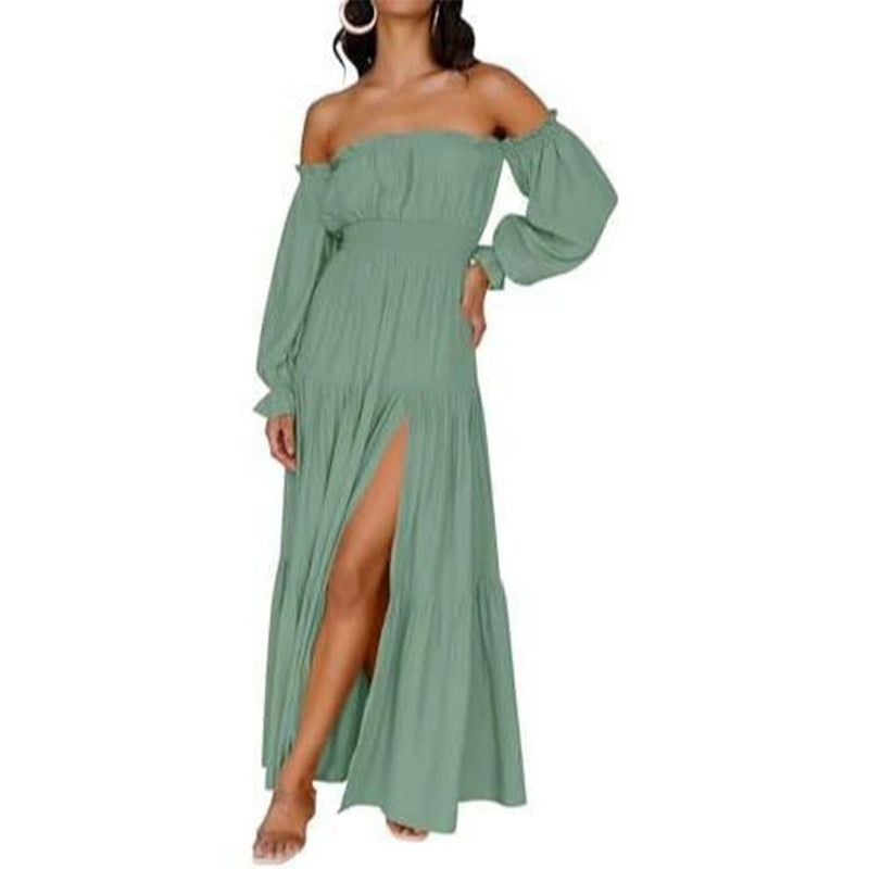 🆕2026⏰🎁Rochie de damă cu talie înaltă fără umăr👗-19