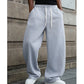 Pantaloni casual pentru bărbați, cu șnur lejer, 👖-10