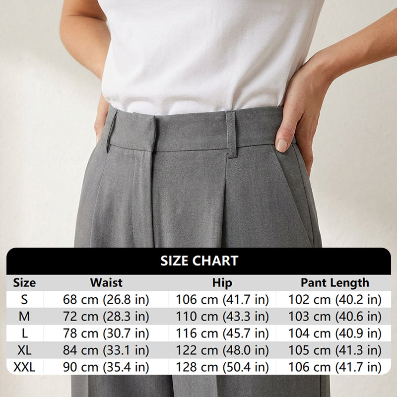 💝Noutăți cu 50% reducere💥Pantaloni eleganți pentru femei, cu talie înaltă-5