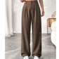 💝Noutăți cu 50% reducere💥Pantaloni eleganți pentru femei, cu talie înaltă-9