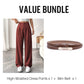 💝Noutăți cu 50% reducere💥Pantaloni eleganți pentru femei, cu talie înaltă-17