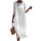 💝50% REDUCERE💃Rochie midi lejeră pentru femei, cu broderie-7