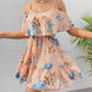 ⏰🎁Rochie cu imprimeu floral boho și umeri decupați pentru femei-6