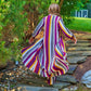 Set din două piese pentru femei: salopetă cu mâneci lungi în dungi + pantaloni-3