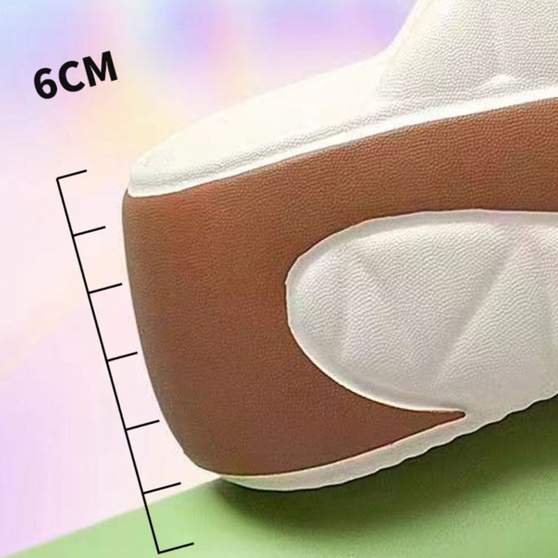 🌸 👡Papuci bloc colorati de vara de dama cu talpa moale si tocuri groase ☀️-8