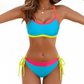 🔥39% REDUCERE!👙Costum de baie din două piese pentru femei, fără sârmă, căptușit, pentru sport-10