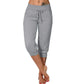 Pantaloni de trening cu talie înaltă, croială ajustată, șnur și buzunare