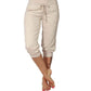 Pantaloni de trening cu talie înaltă, croială ajustată, șnur și buzunare
