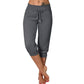 Pantaloni de trening cu talie înaltă, croială ajustată, șnur și buzunare