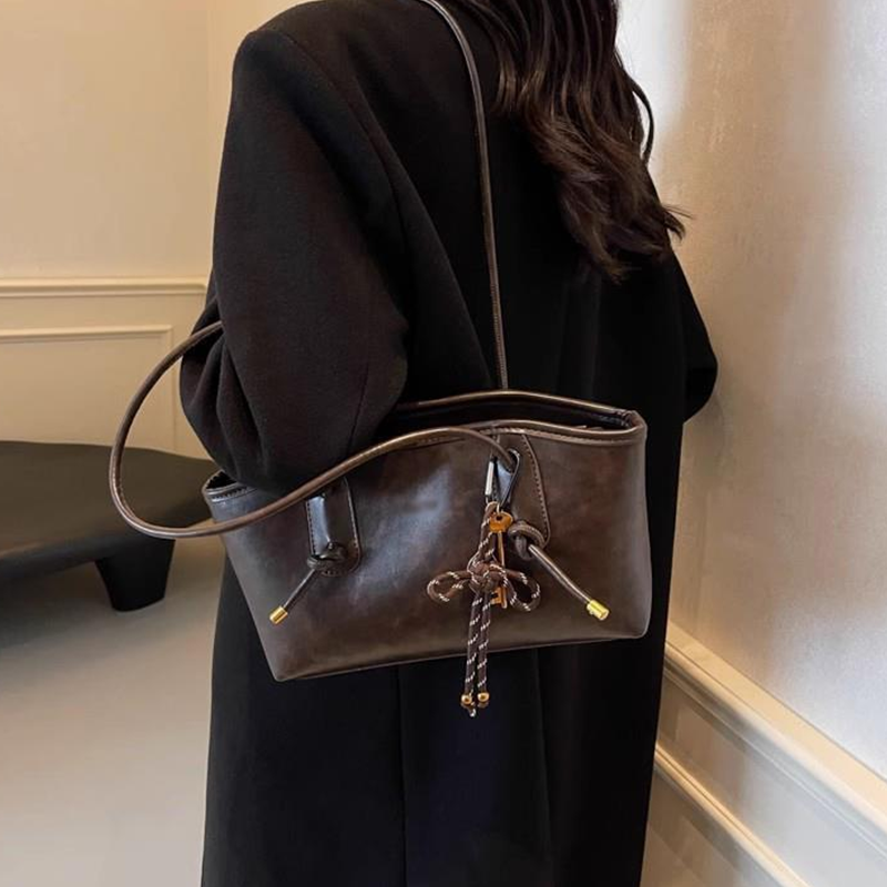 👜 50% REDUCERE ACUM! ✨ Geantă de umăr vintage din piele PU pentru femei – Design elegant, încăpătoare și perfectă pentru uzul zilnic 🌸-5