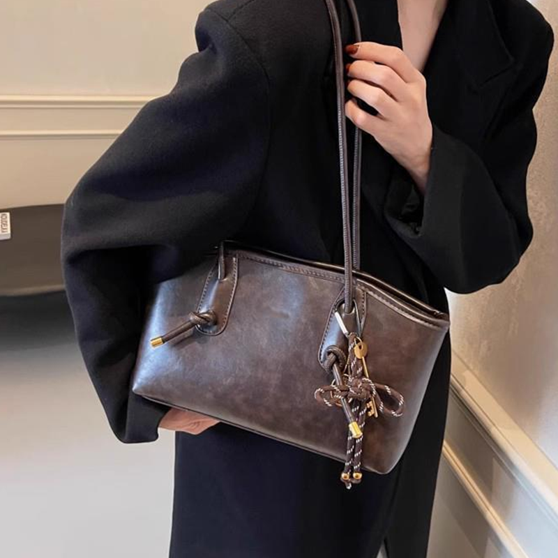 👜 50% REDUCERE ACUM! ✨ Geantă de umăr vintage din piele PU pentru femei – Design elegant, încăpătoare și perfectă pentru uzul zilnic 🌸-12