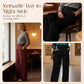 👖【S-5XL】🔥2026 Set pantaloni plus size nou sosit🎉Pantaloni de costum cu talie înaltă și picior larg pentru femei-6