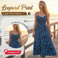 ✨Moda întâlnește farmecul😍Rochie lungă cu imprimeu leopard🐆